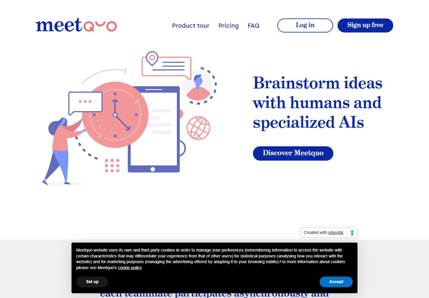 Meetquo homepage