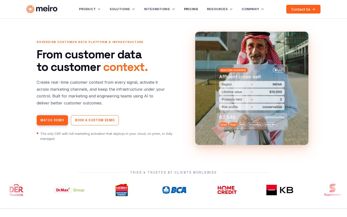Meiro Homepage