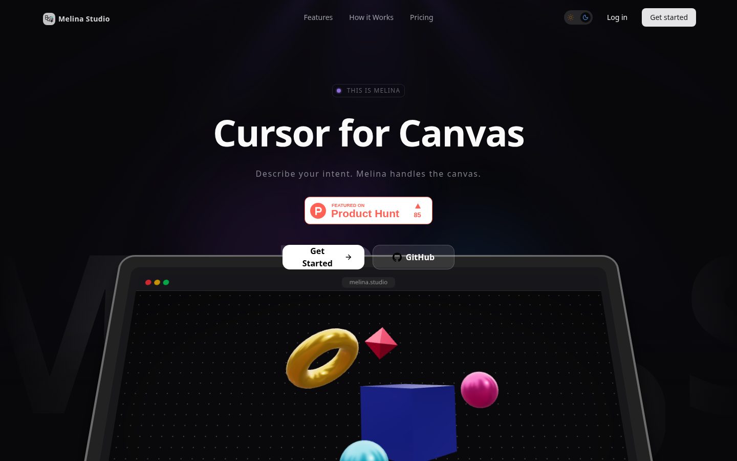 Melina Studio Homepage