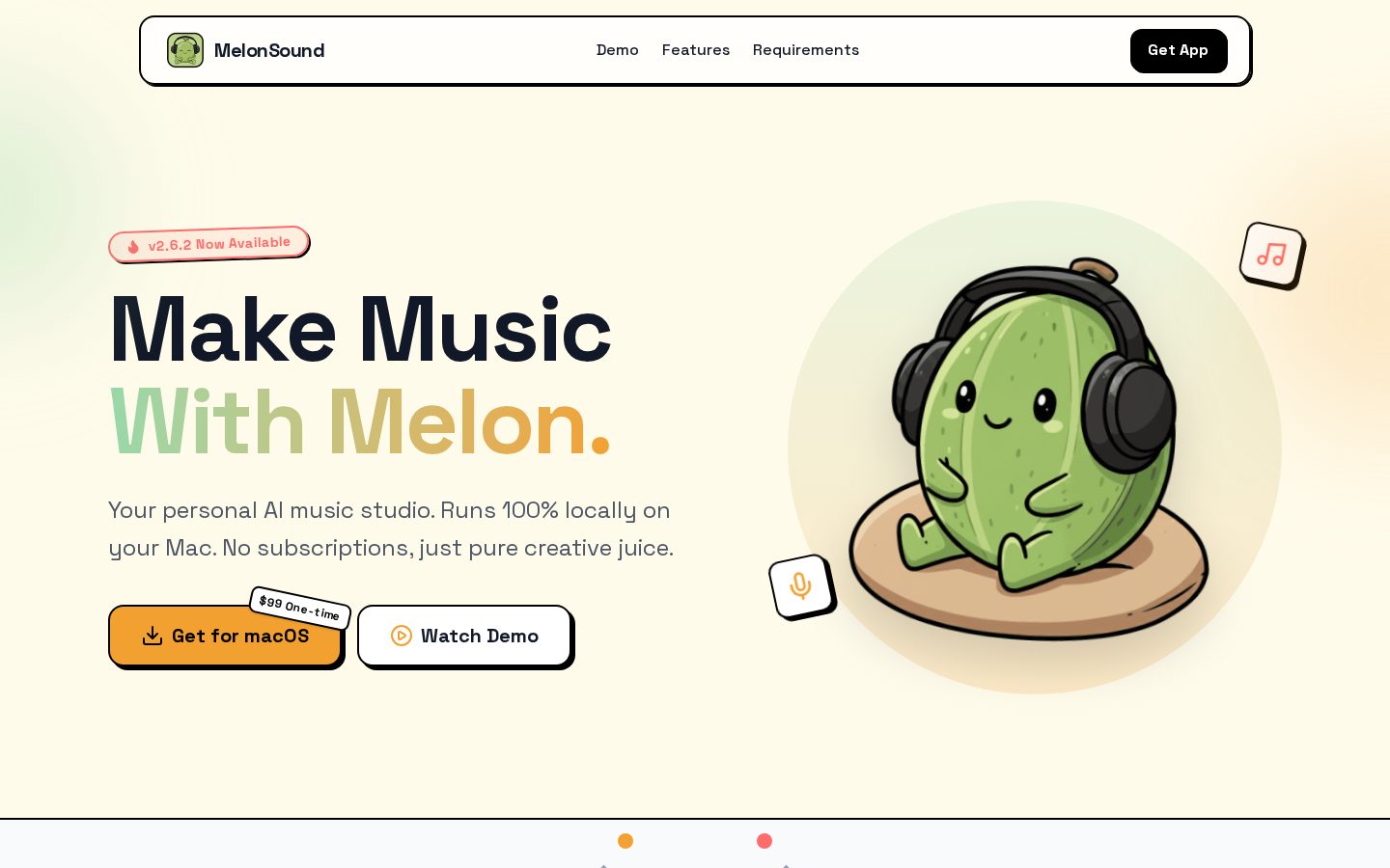 MelonSound Homepage