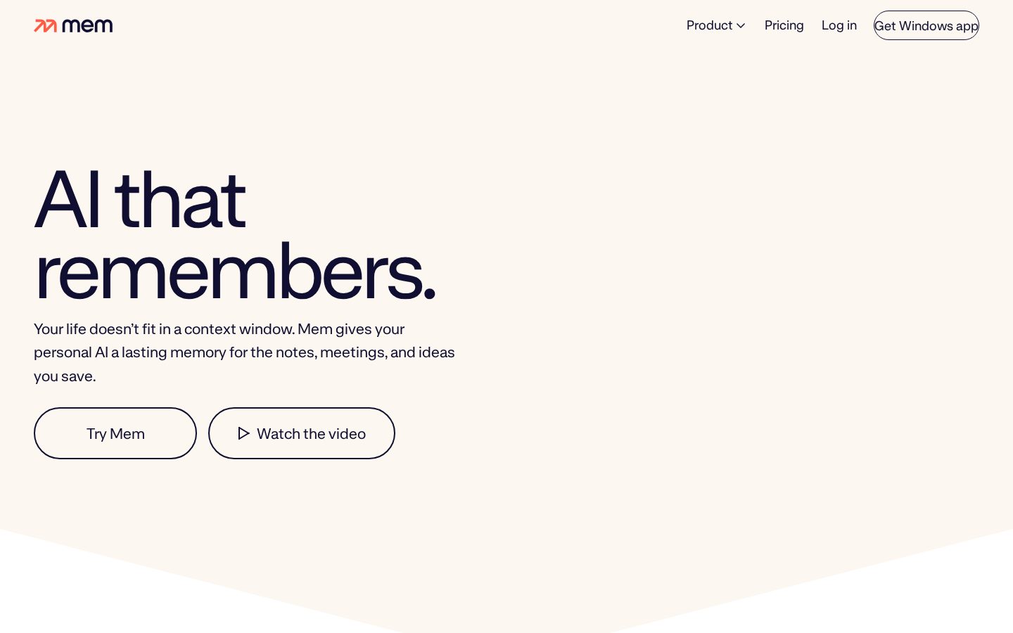Mem 2.0 Homepage