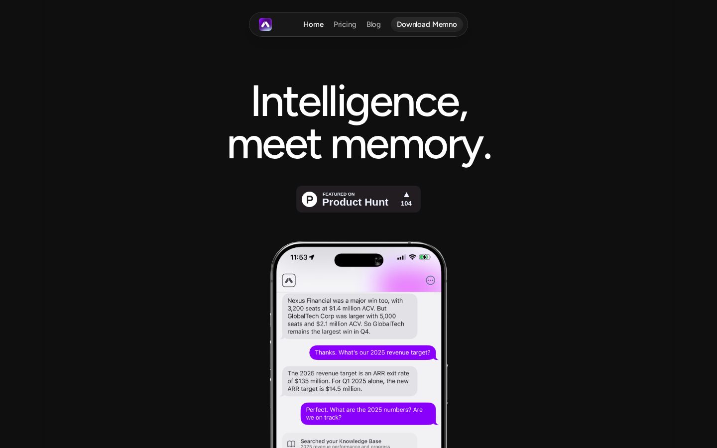 Memno Homepage