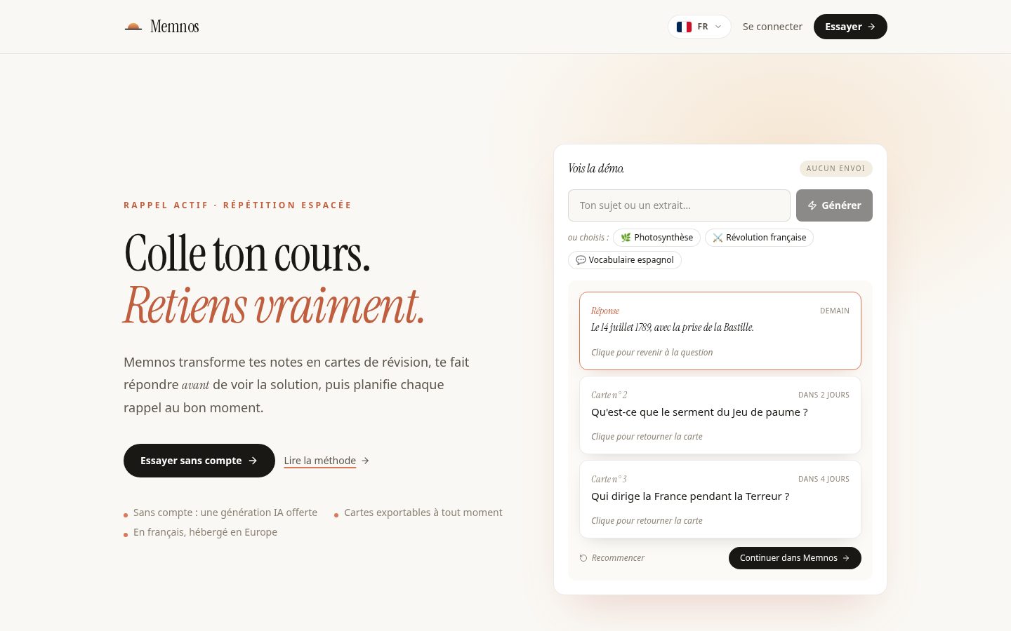 Memnos Homepage