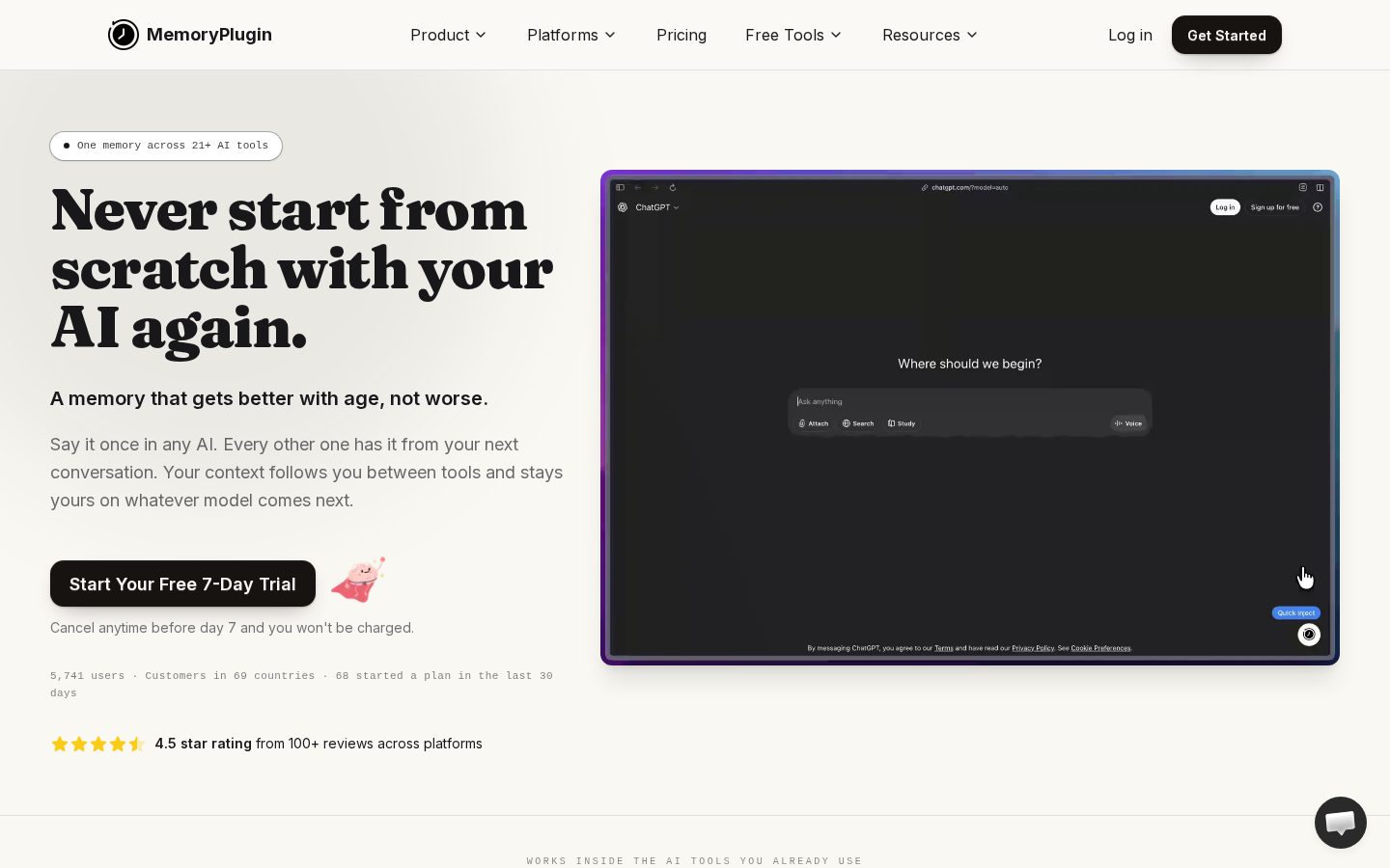 Memoryplugin Homepage