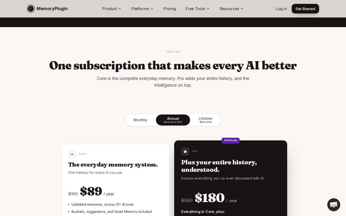 Memoryplugin Pricing