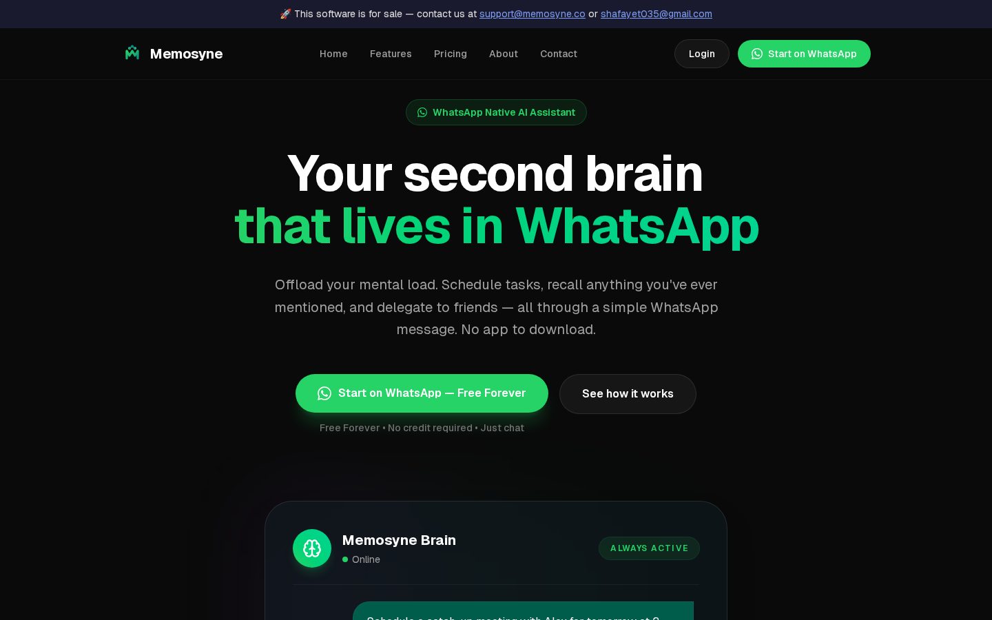 Memosyne Homepage