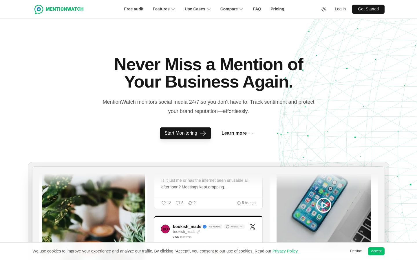 MentionWatch Homepage
