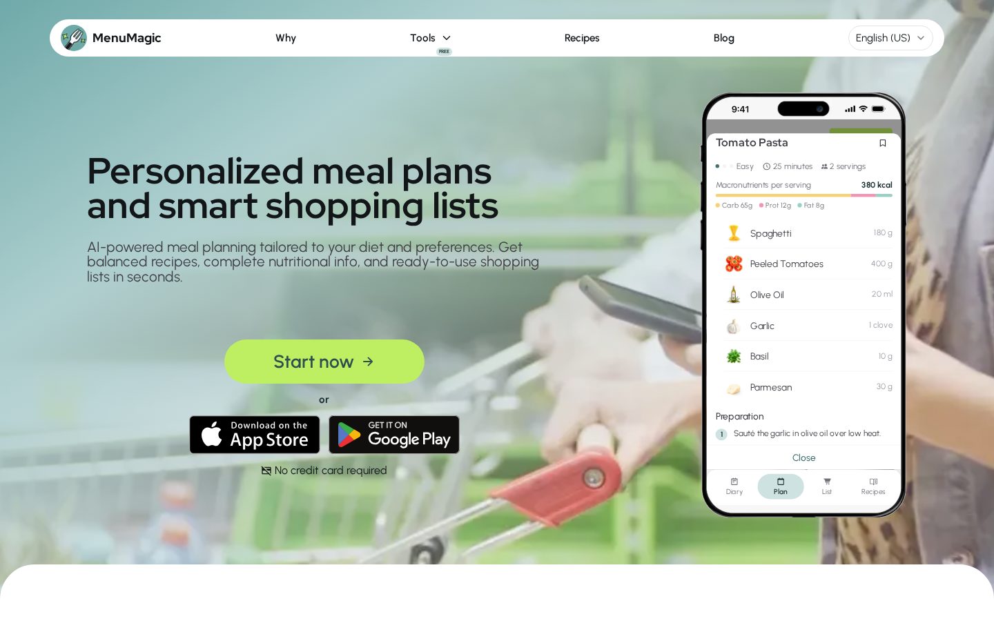 MenuMagic Homepage