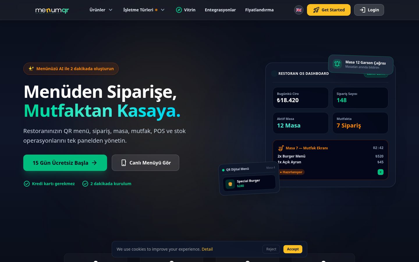 menumqr.tr Homepage