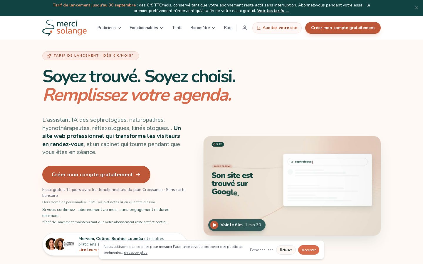 Merci Solange Homepage