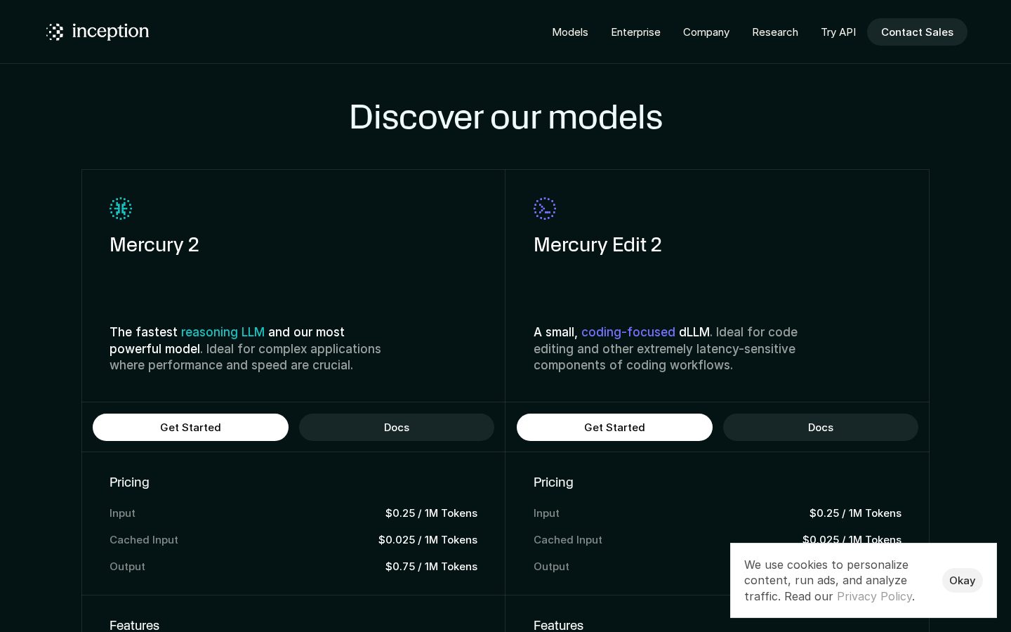Mercury Edit 2 Pricing