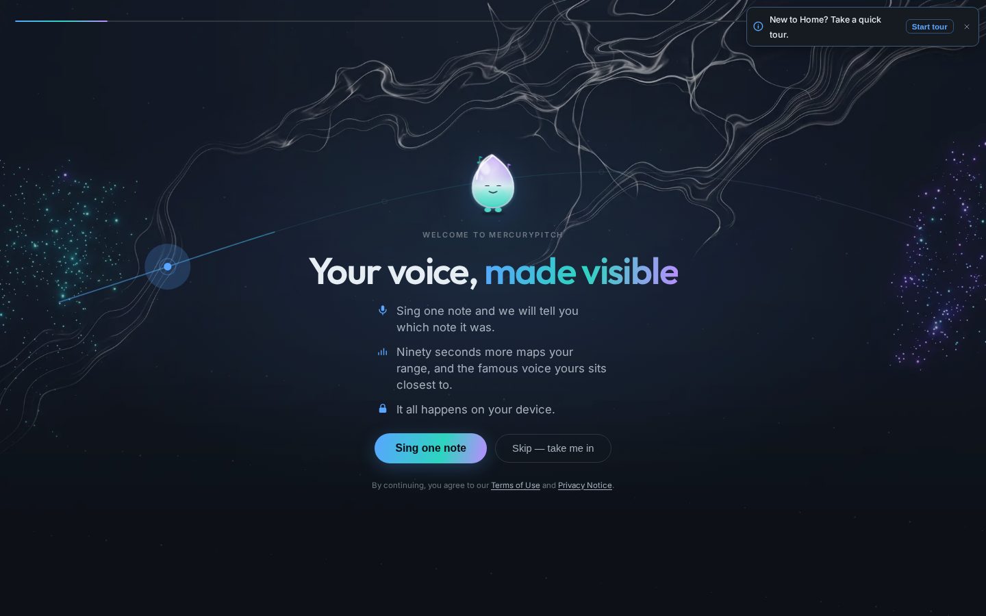 MercuryPitch Homepage