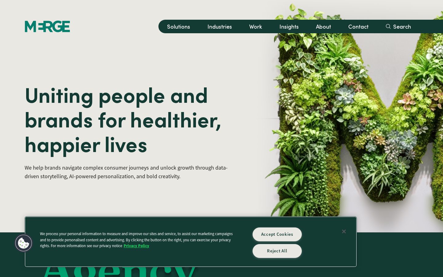 Merge Homepage