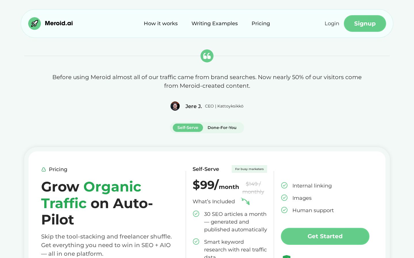 Meroid Ai Pricing