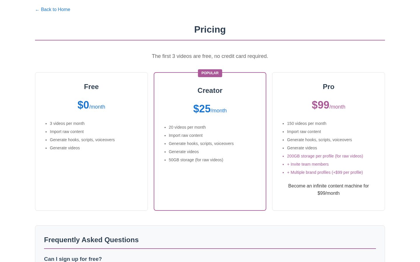 Merra.ai Pricing