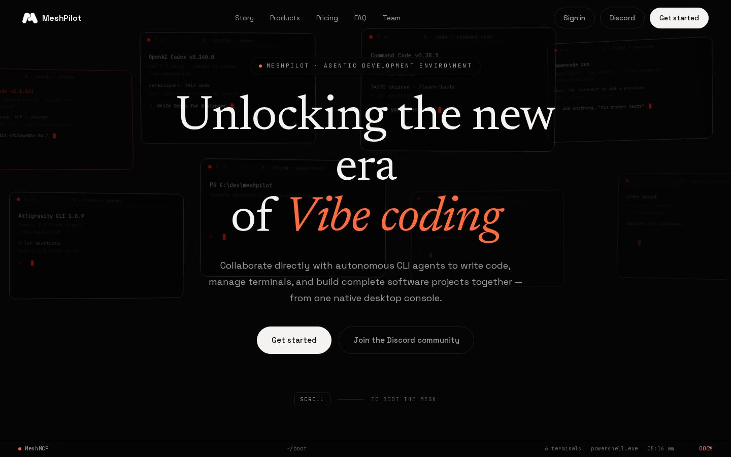 MeshPilot Homepage