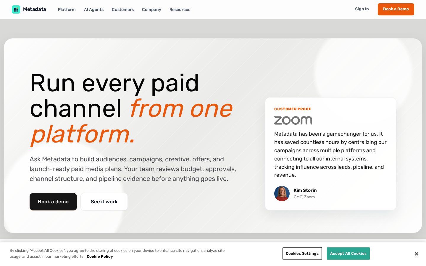 Metadata Homepage
