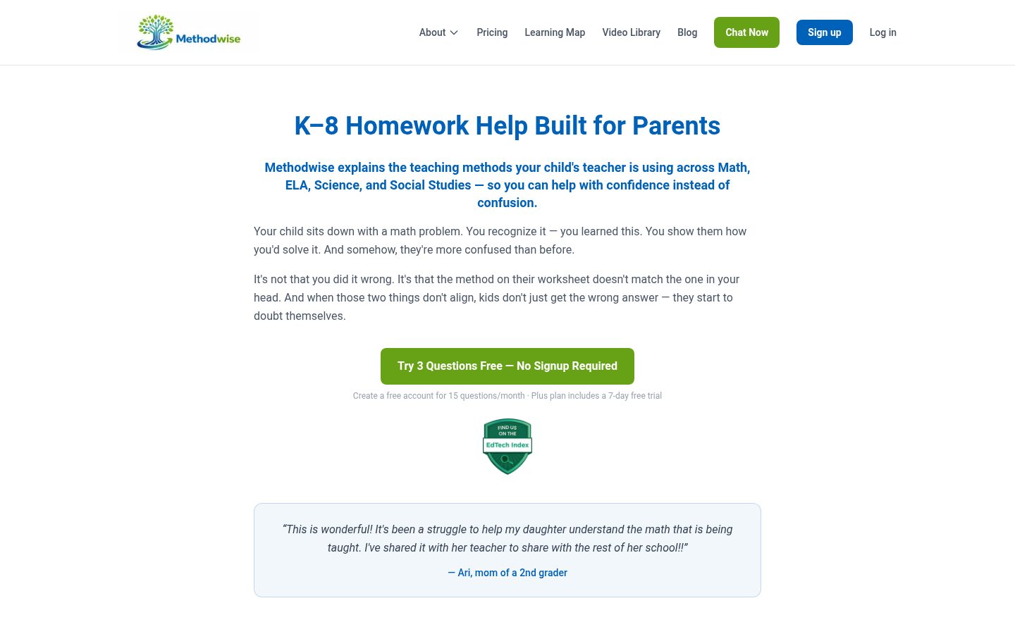 Methodwise Homepage
