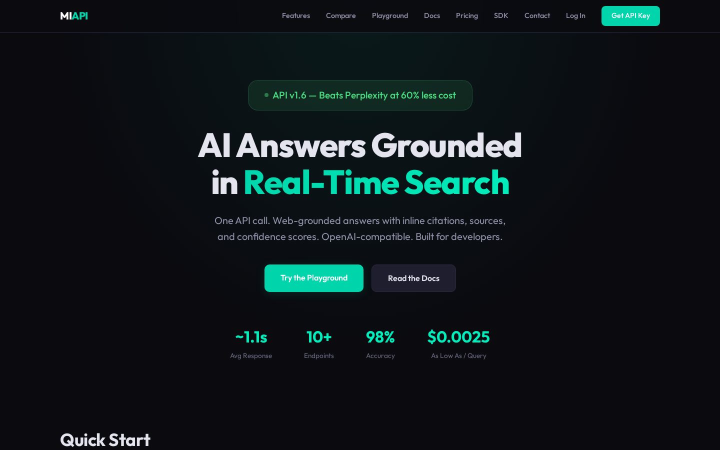MIAPI Homepage