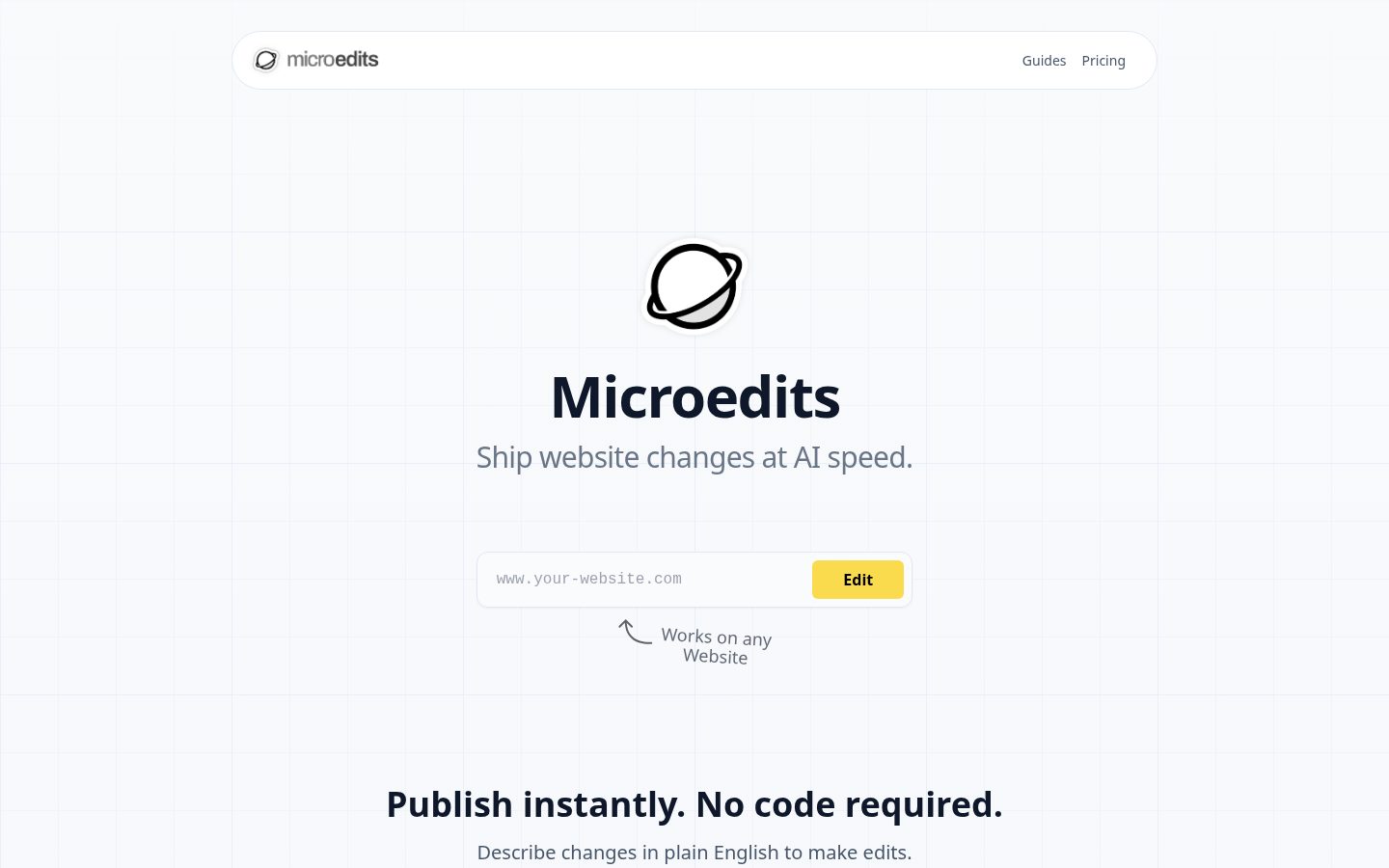 Microedits Homepage