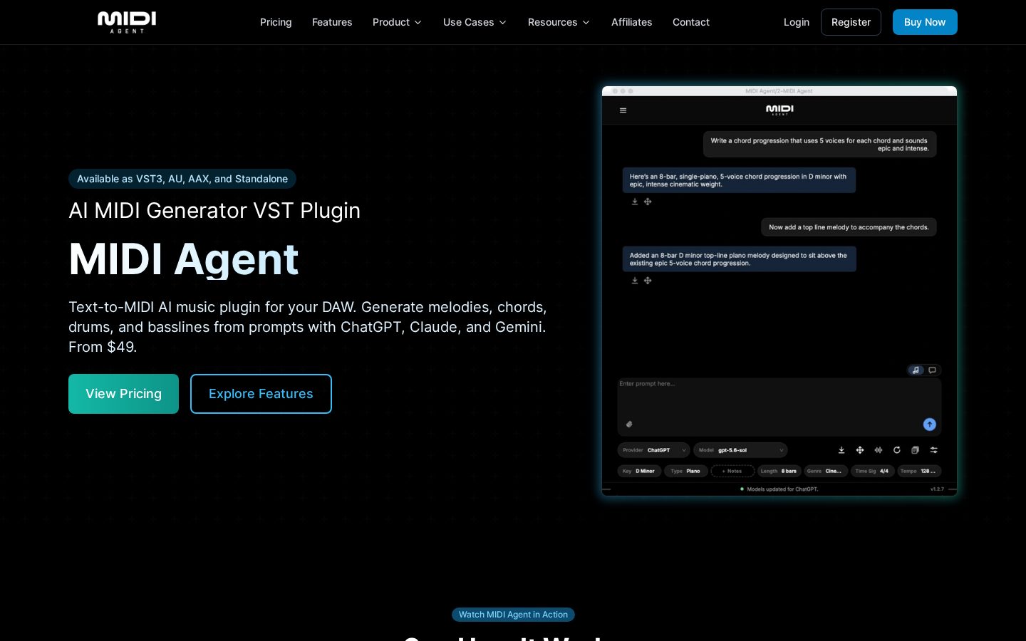 MIDI Agent Homepage