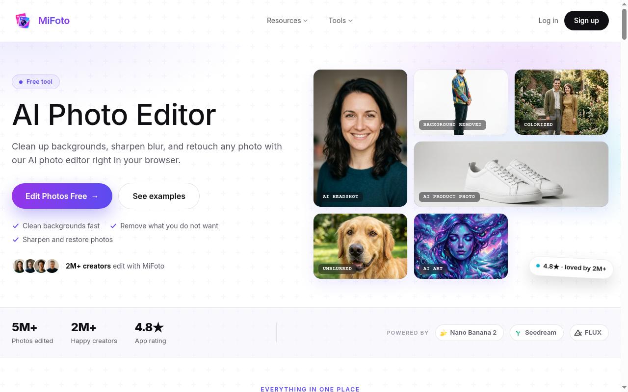 MiFoto Homepage