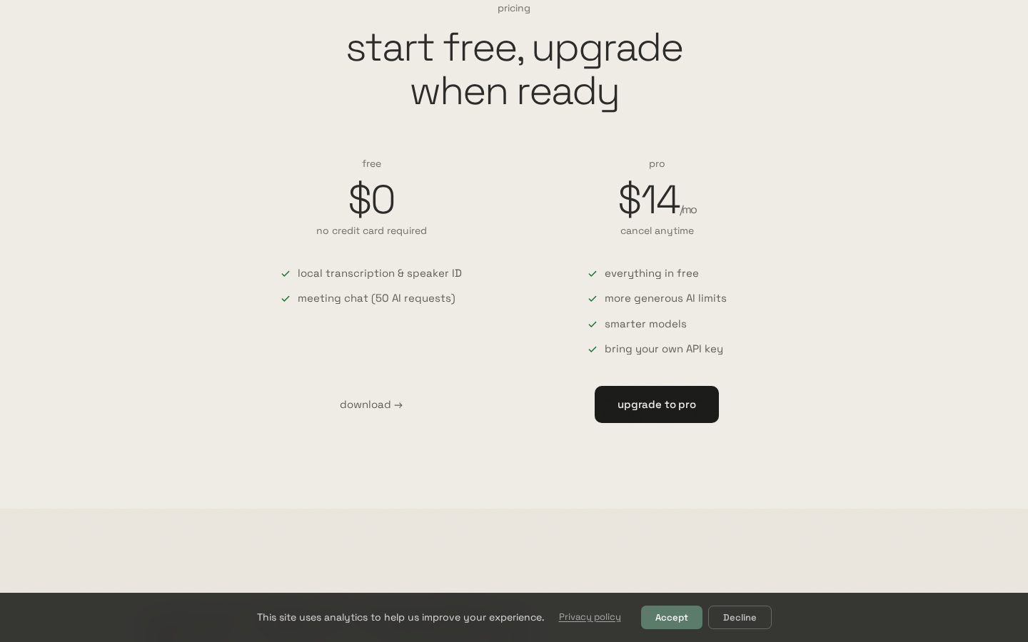 Migas Pricing