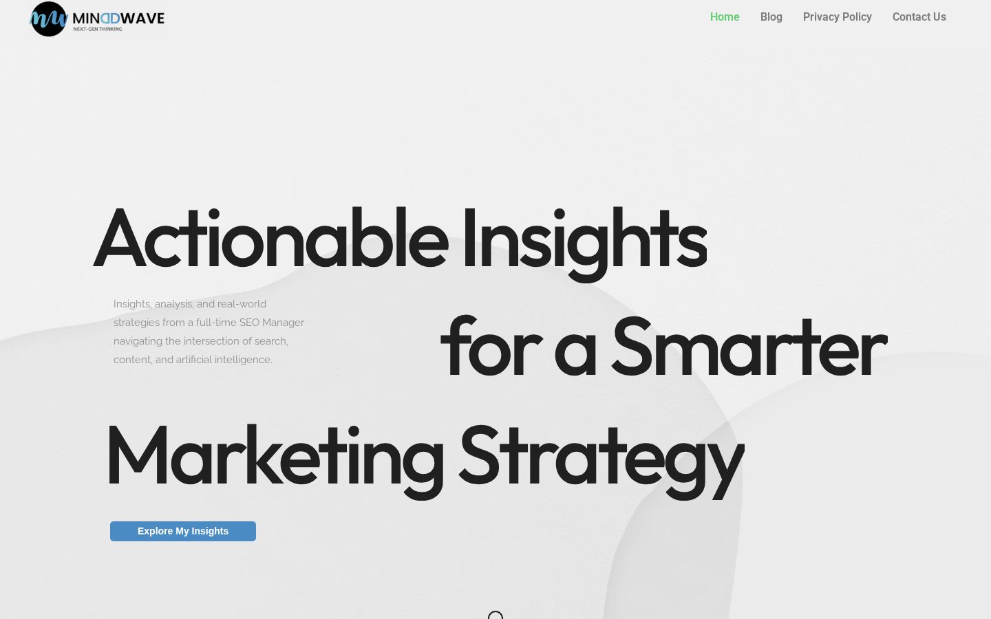 Mindd Wave Digital Homepage
