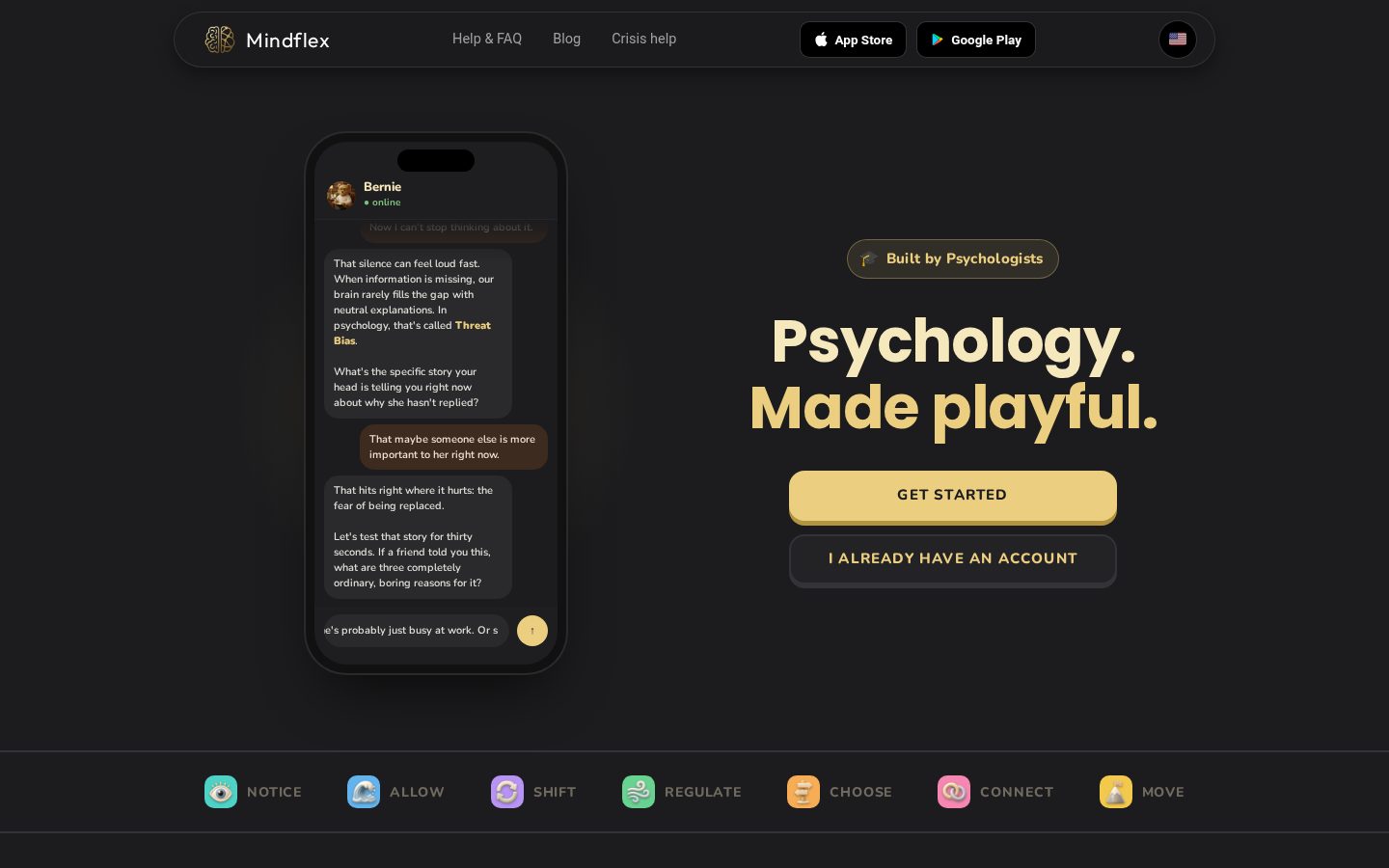 Mindflex Homepage