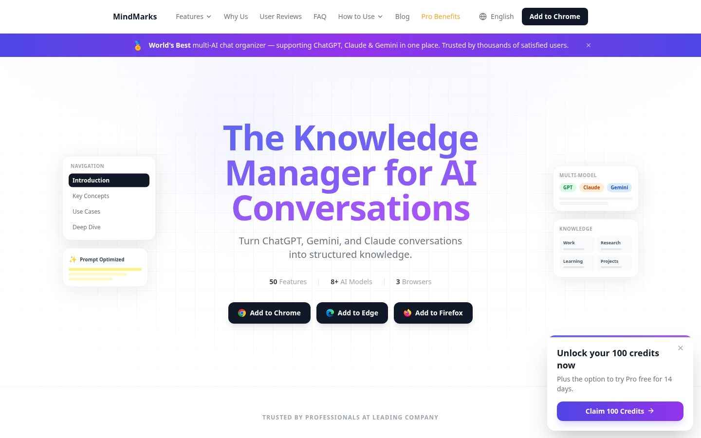 MindMarks Homepage