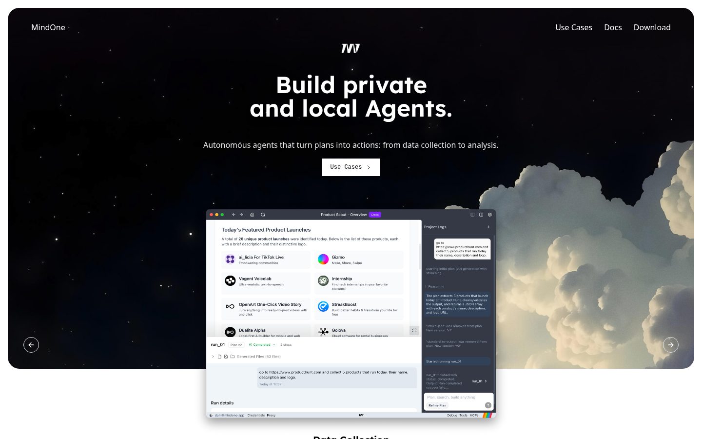 MindOne Homepage