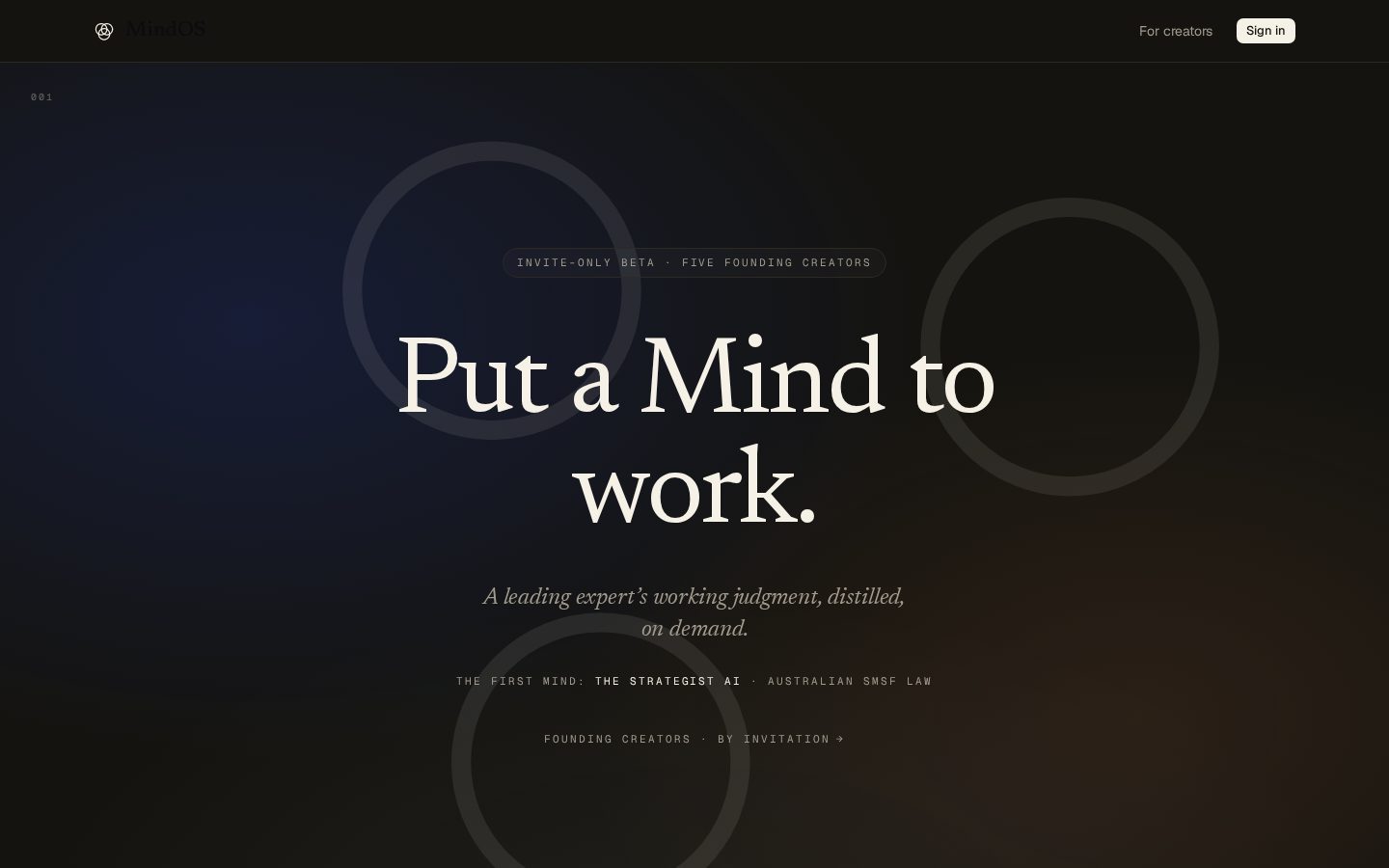 MindOS Homepage