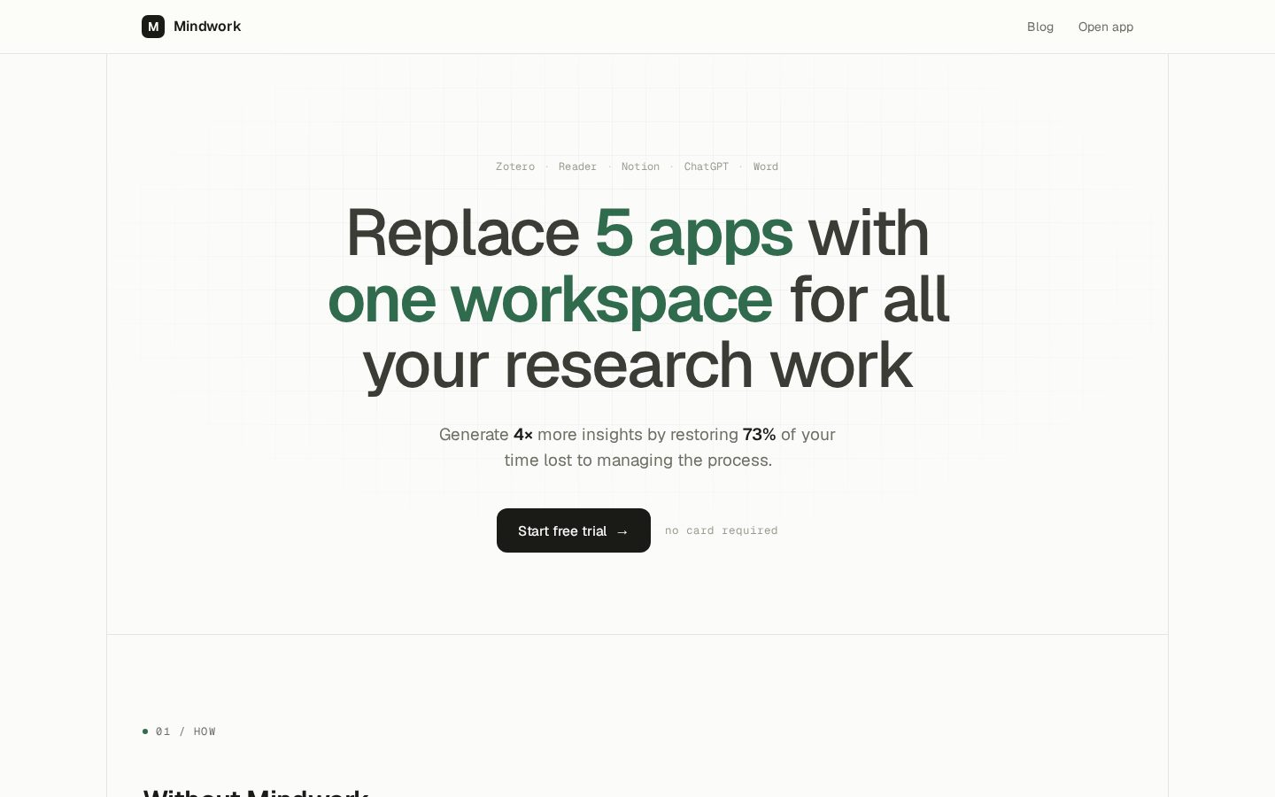 Mindwork Homepage