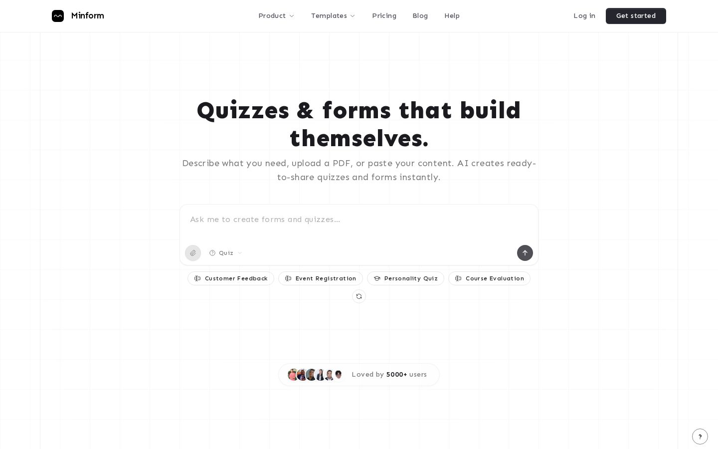 Minform Homepage