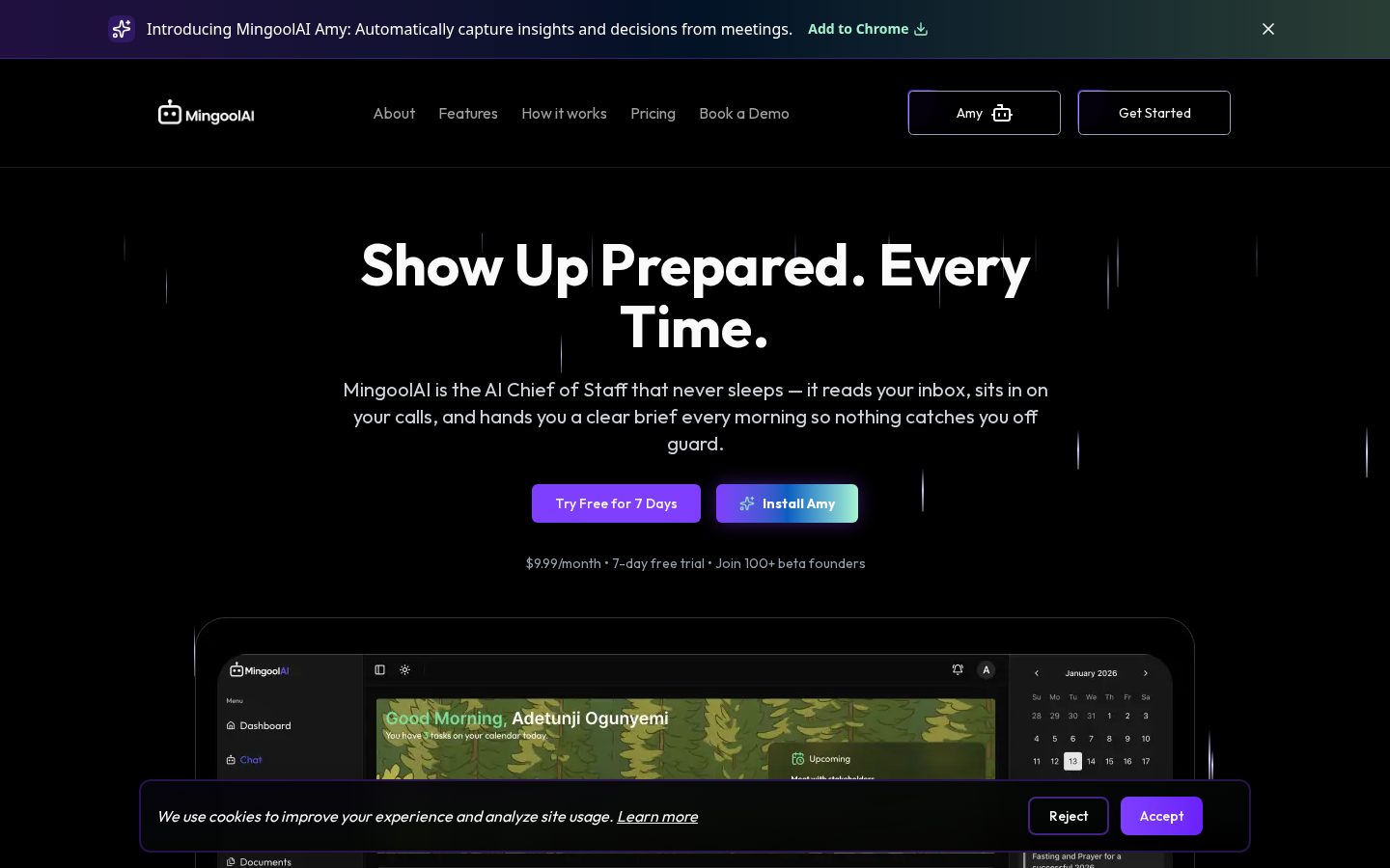MingoolAI Homepage