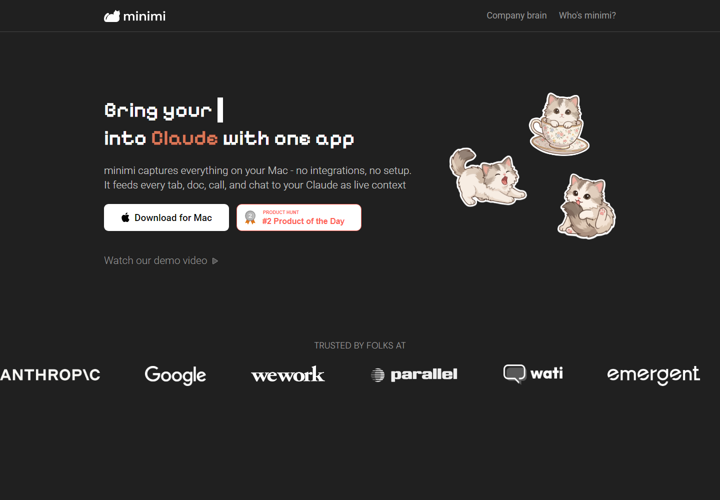 minimi homepage