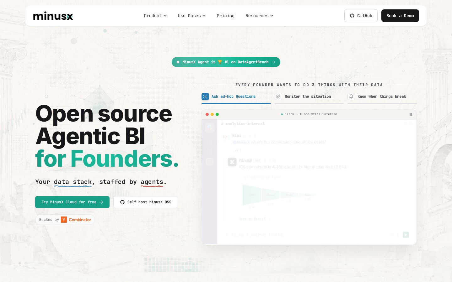 MinusX Homepage