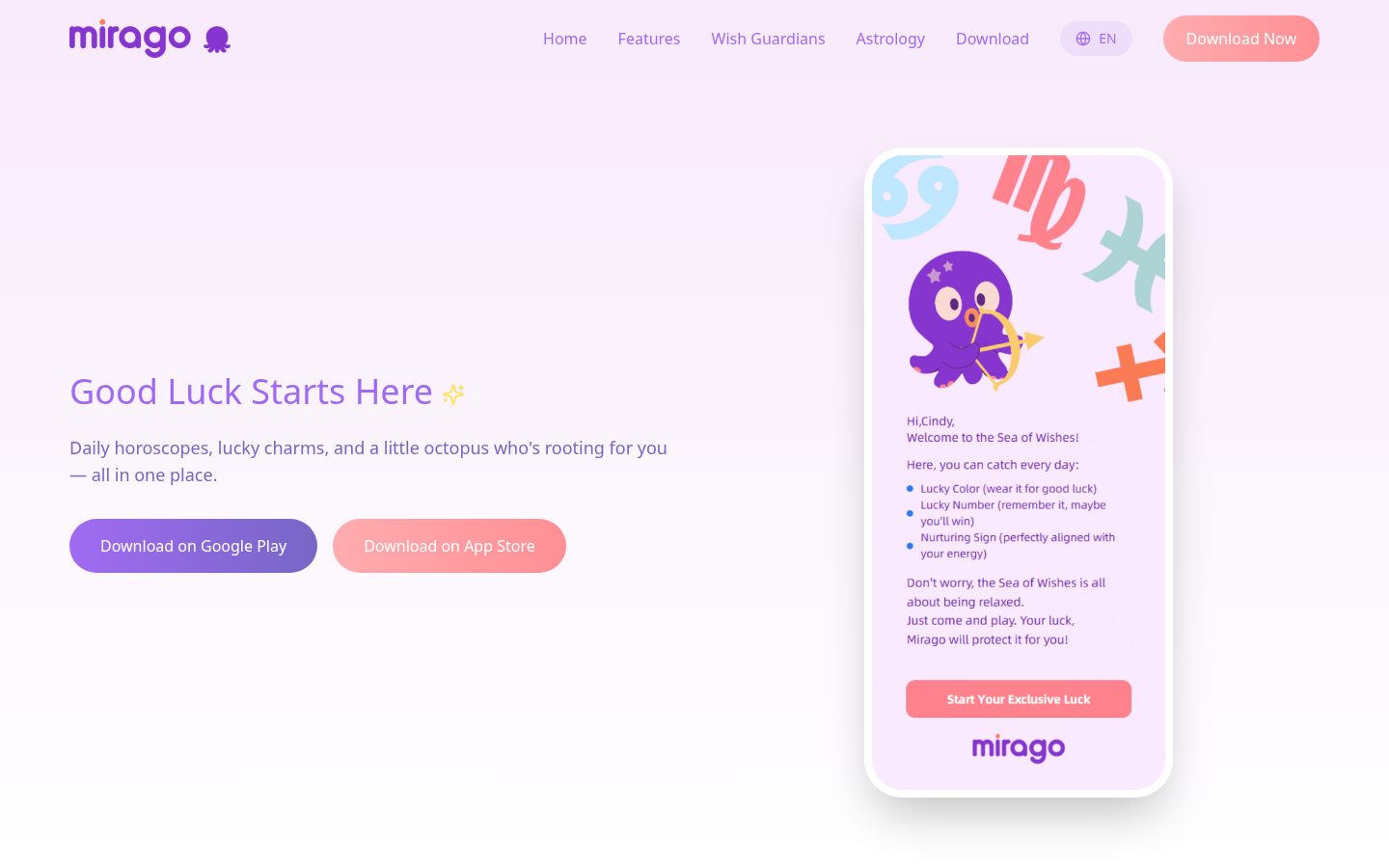 mirago Homepage