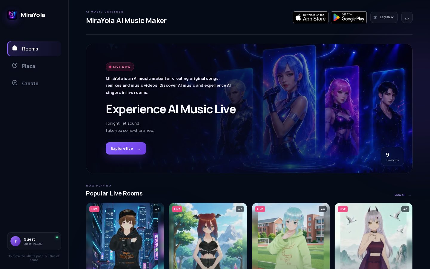 MiraYola Homepage