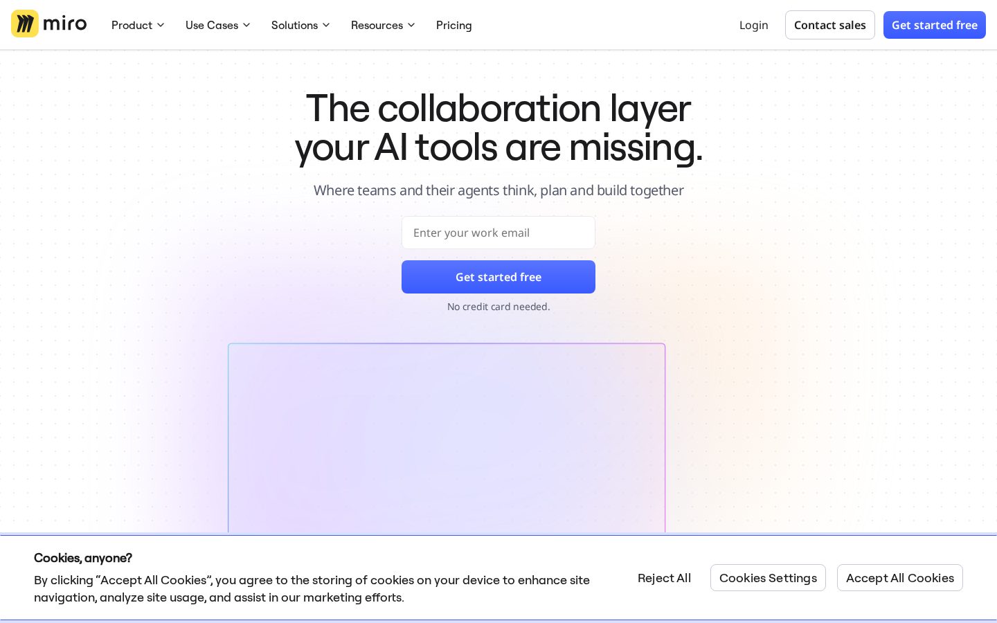 Miro MCP Homepage