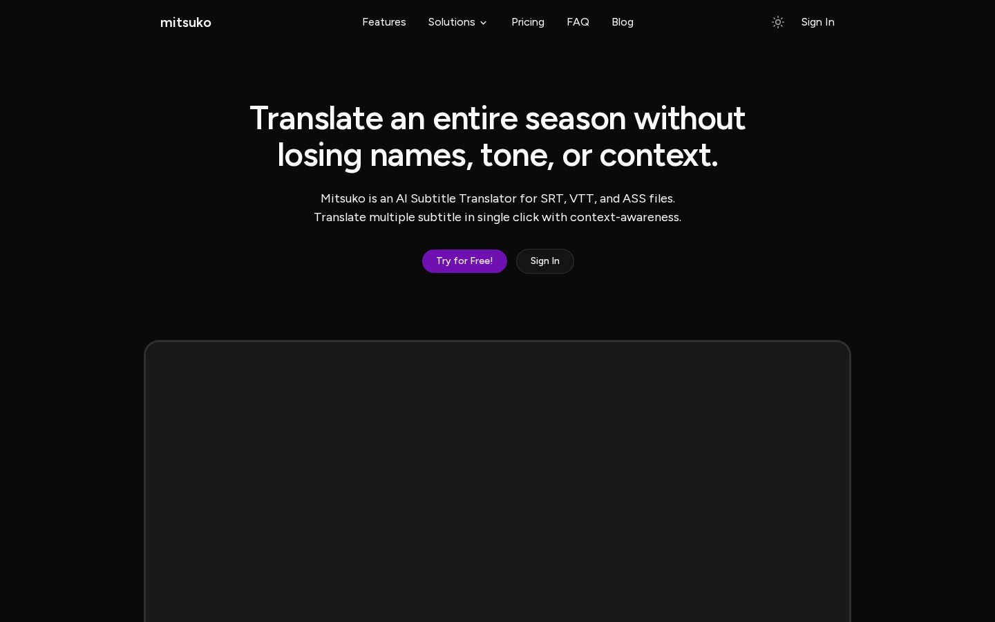 Mitsuko Homepage