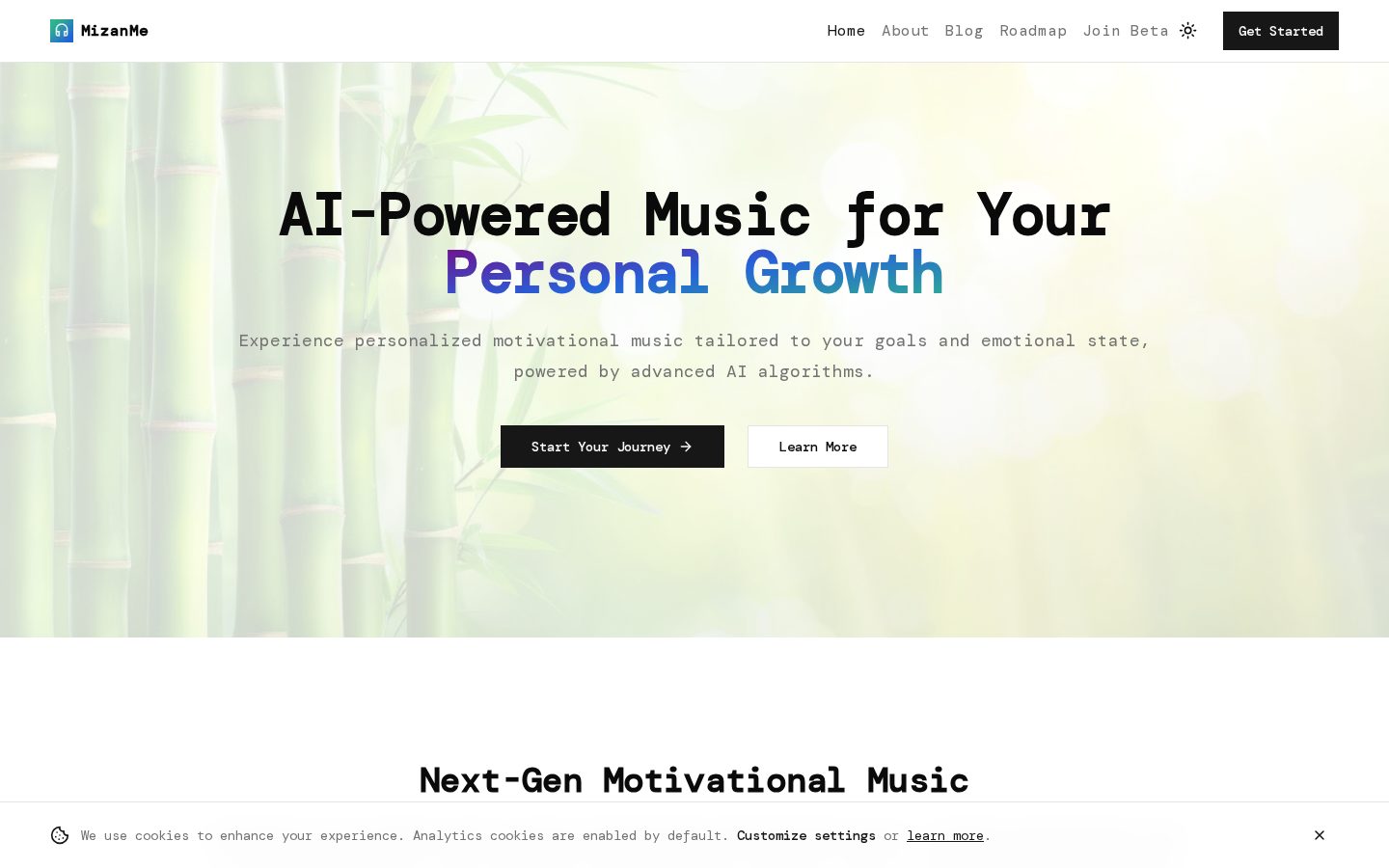 MizanMe Homepage
