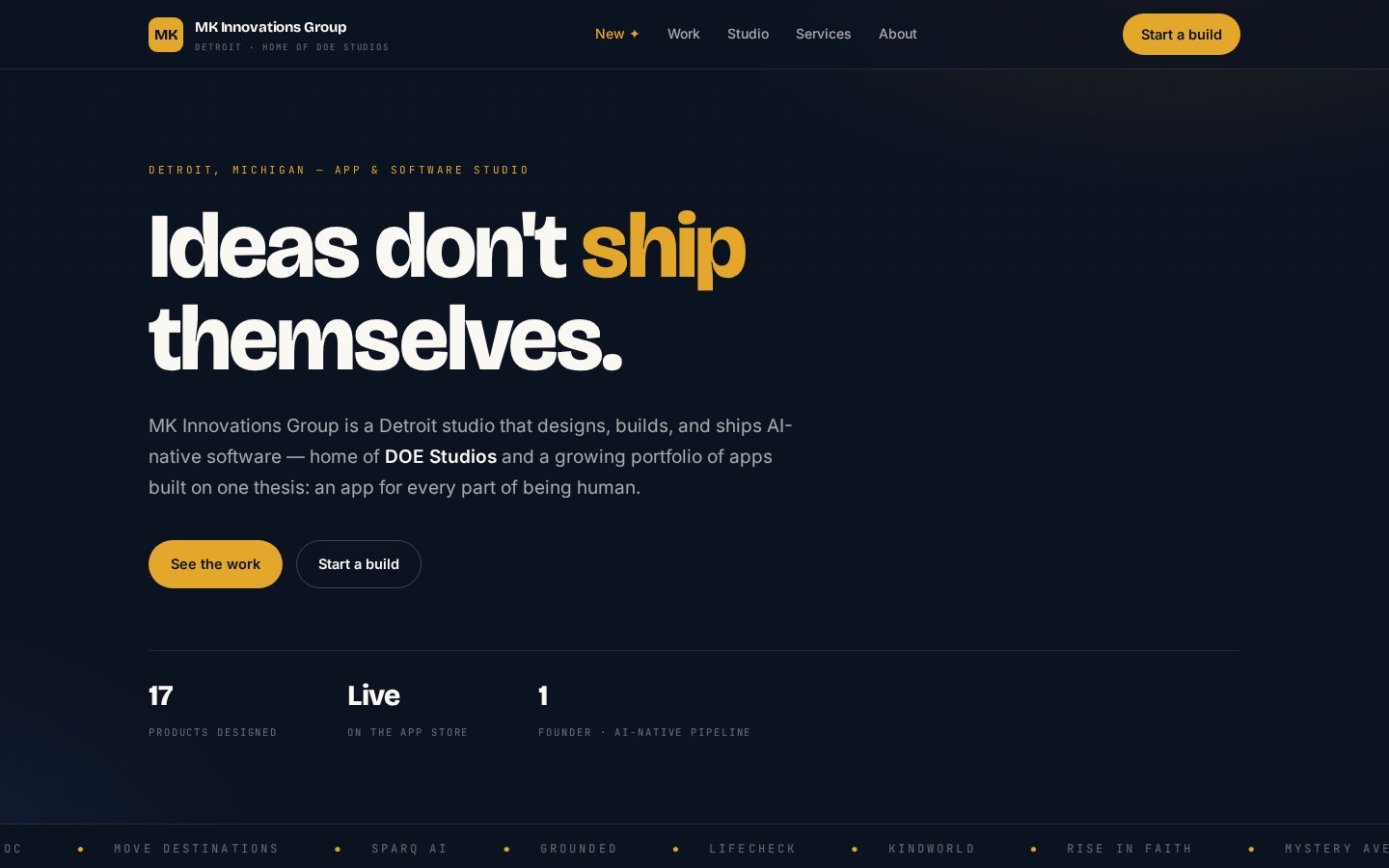 MK Innovations Group Homepage