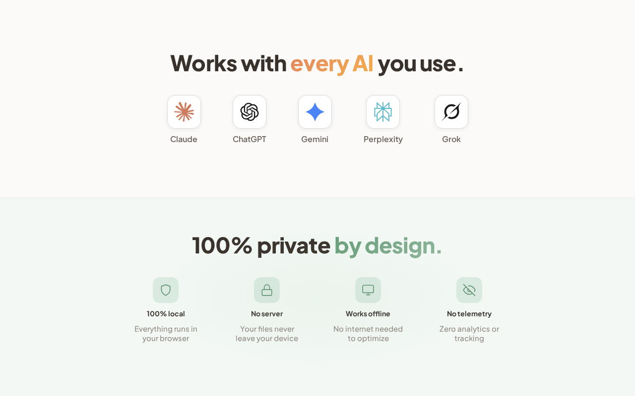 Compatibility & Privacy