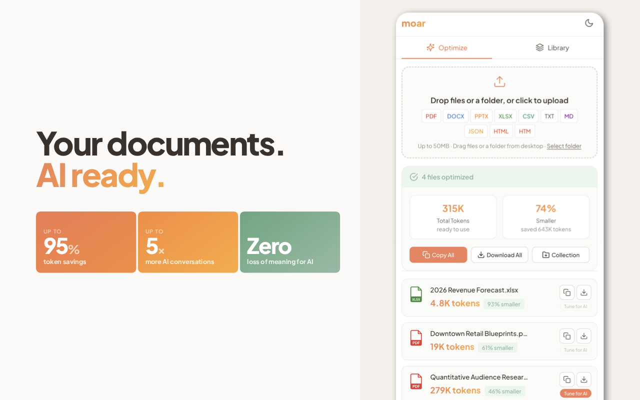 Your documents. AI Ready.