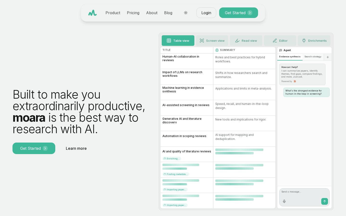 moara.io Homepage