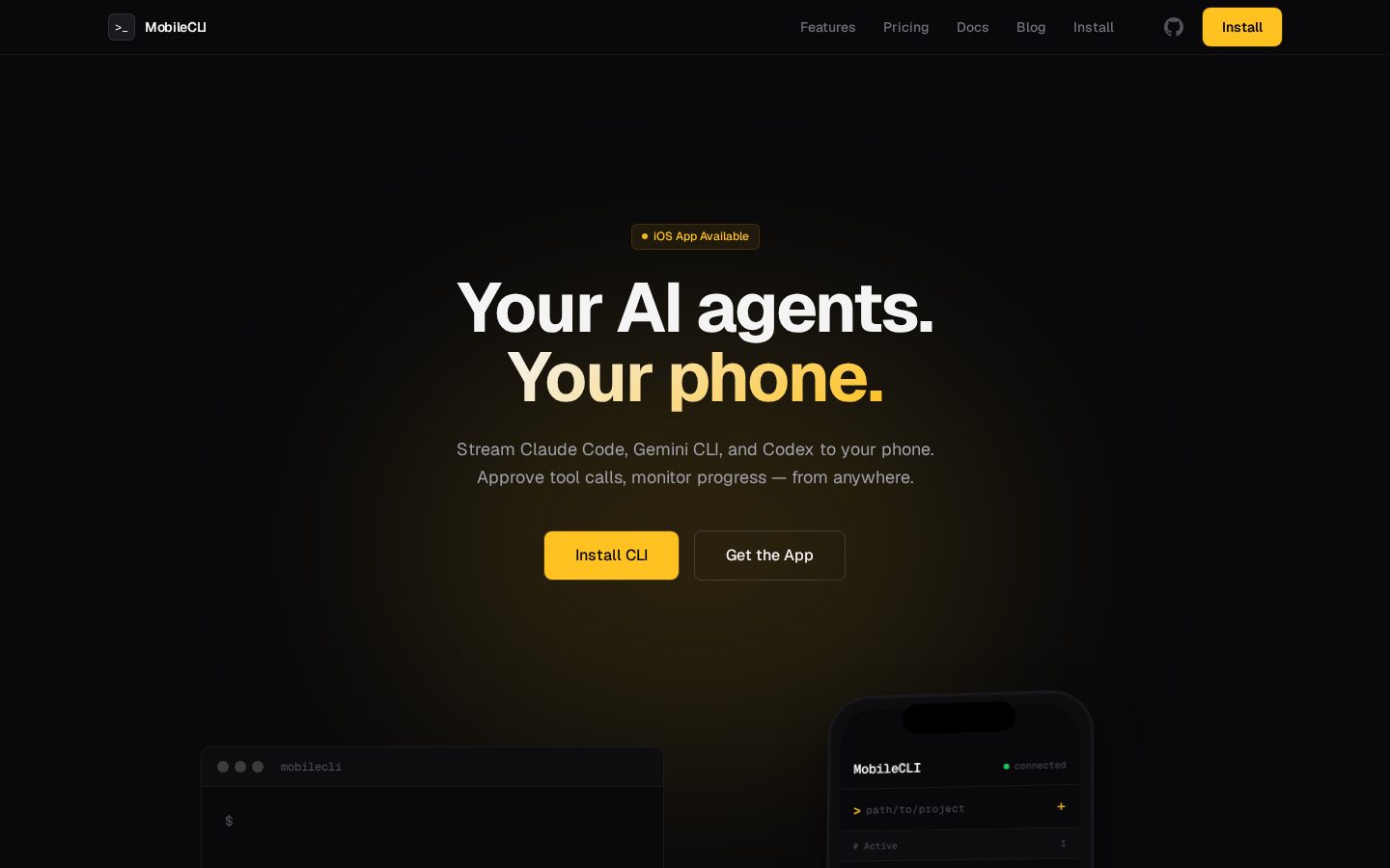 MobileCLI Homepage