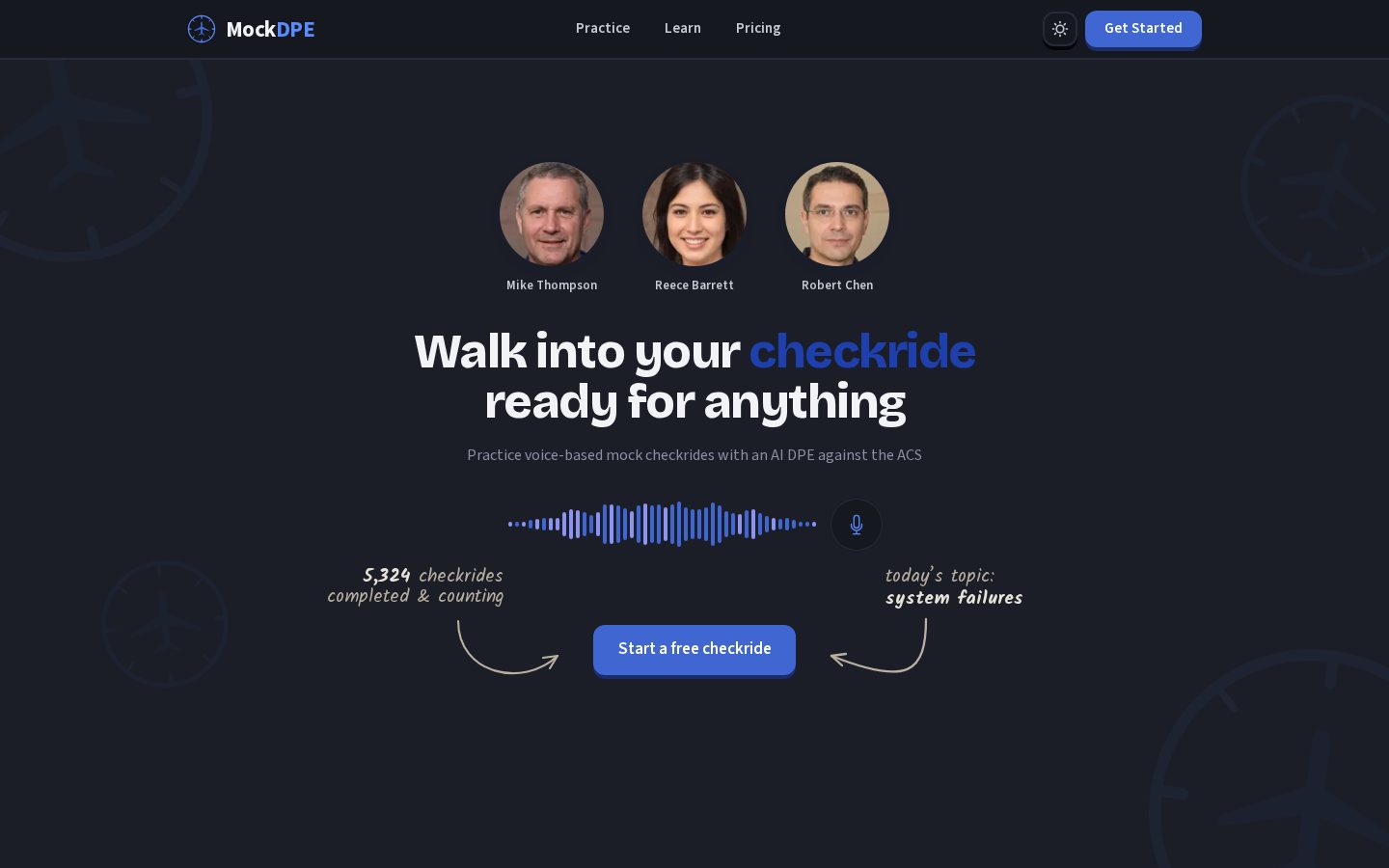 MockDPE Homepage