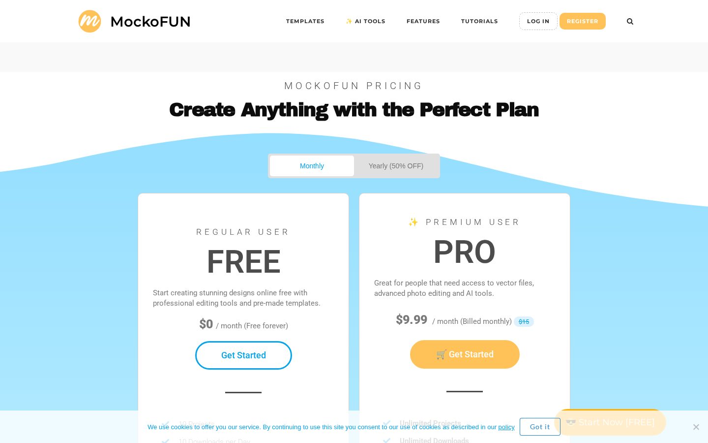 MockoFun Pricing