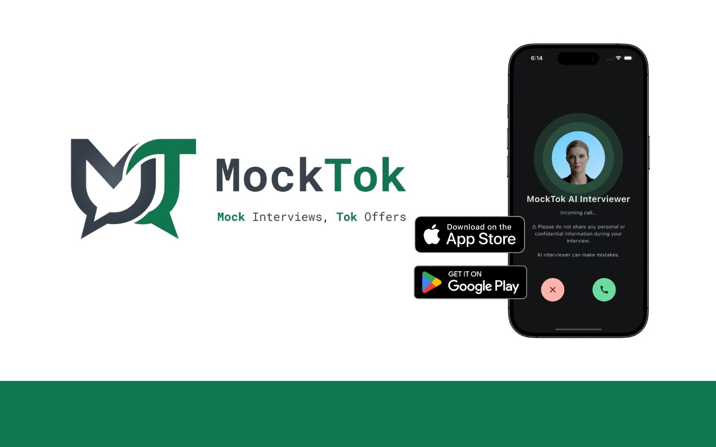 MockTok Homepage